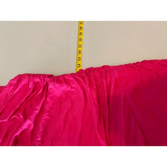 Bebe Dress Bodycon Side Cut Out at Waist Pink Draped Ruched Sleeveless Medium - Picture 12 of 12